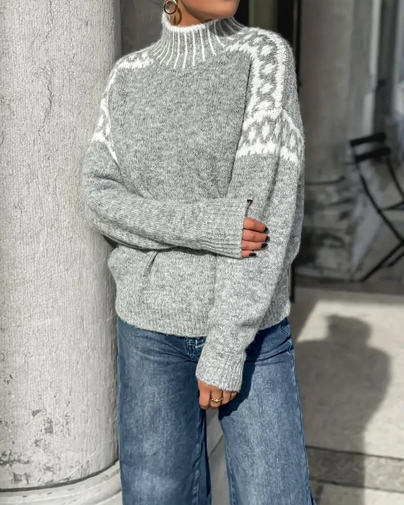 Mia | Warmer Und Eleganter Strickpullover Für Damen