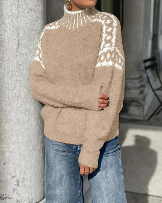 Mia | Warmer Und Eleganter Strickpullover Für Damen