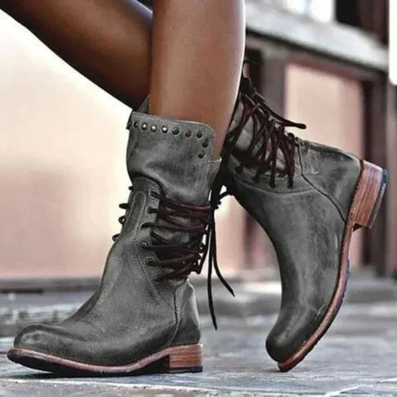 Valerie | Luxuriöse Lederstiefel Mit Femininer Silhouette