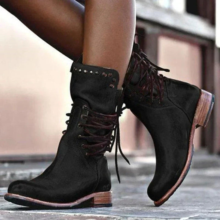 Valerie | Luxuriöse Lederstiefel Mit Femininer Silhouette