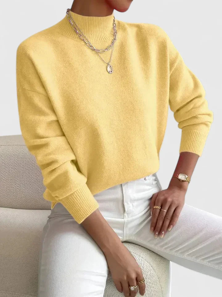 Elena | Eleganter Und Wärmender Rollkragenpullover Für Damen