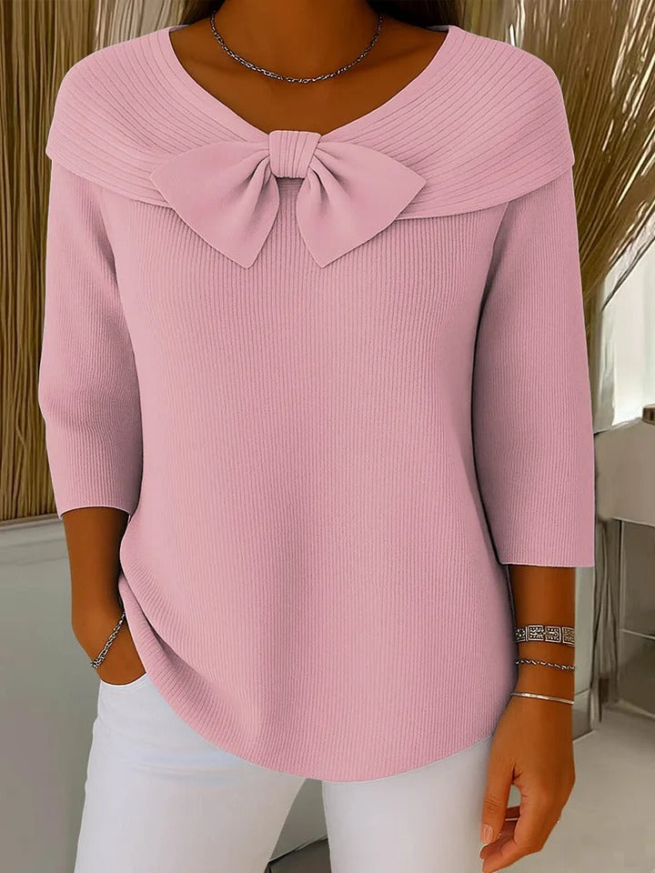 Amalia | Femininer Und Eleganter Strickpullover Für Damen