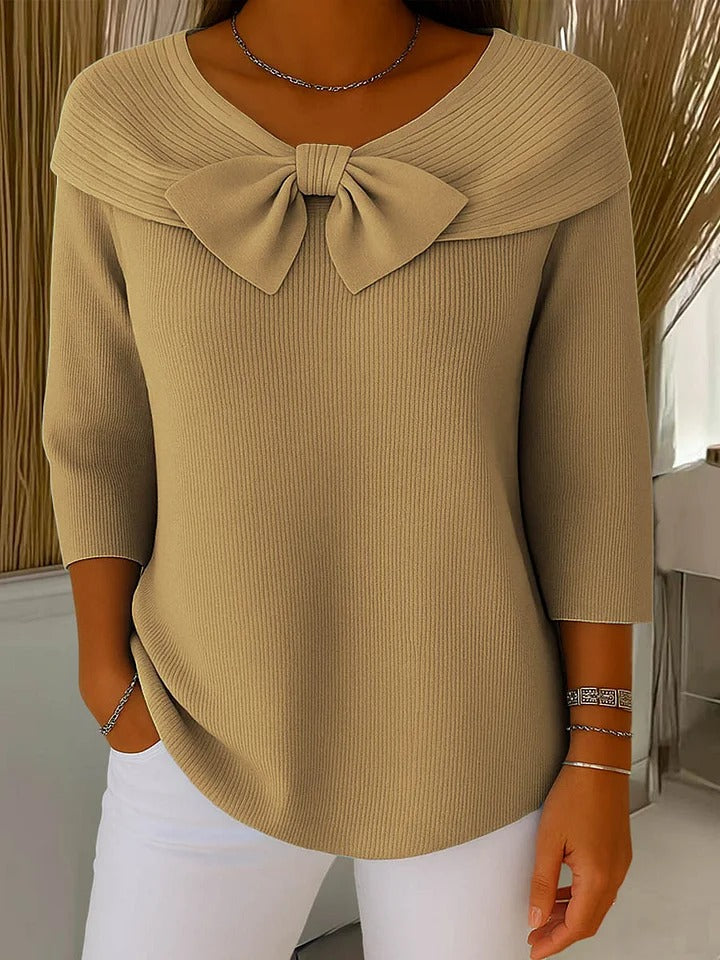 Amalia | Femininer Und Eleganter Strickpullover Für Damen