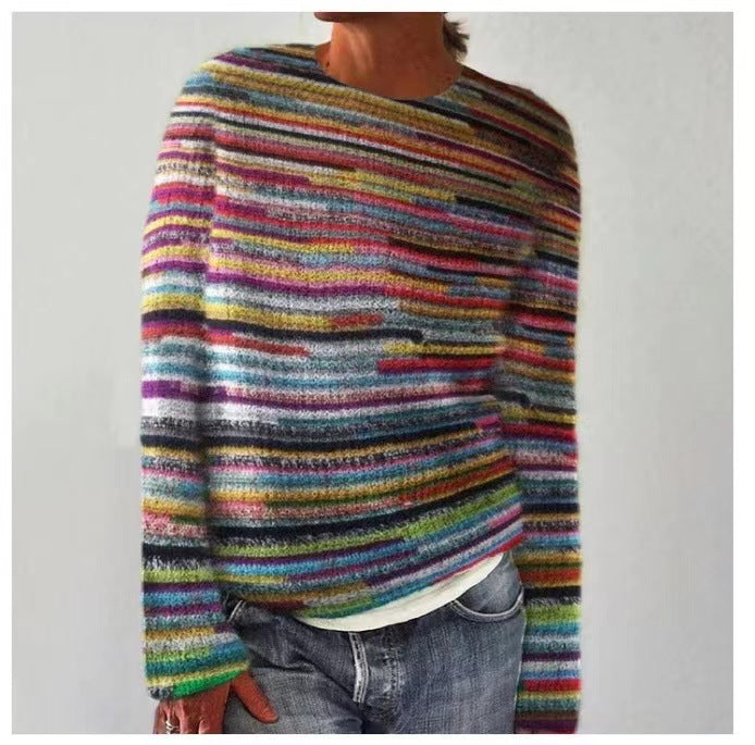 Carola | Stylischer Musterpullover für entspannte Looks