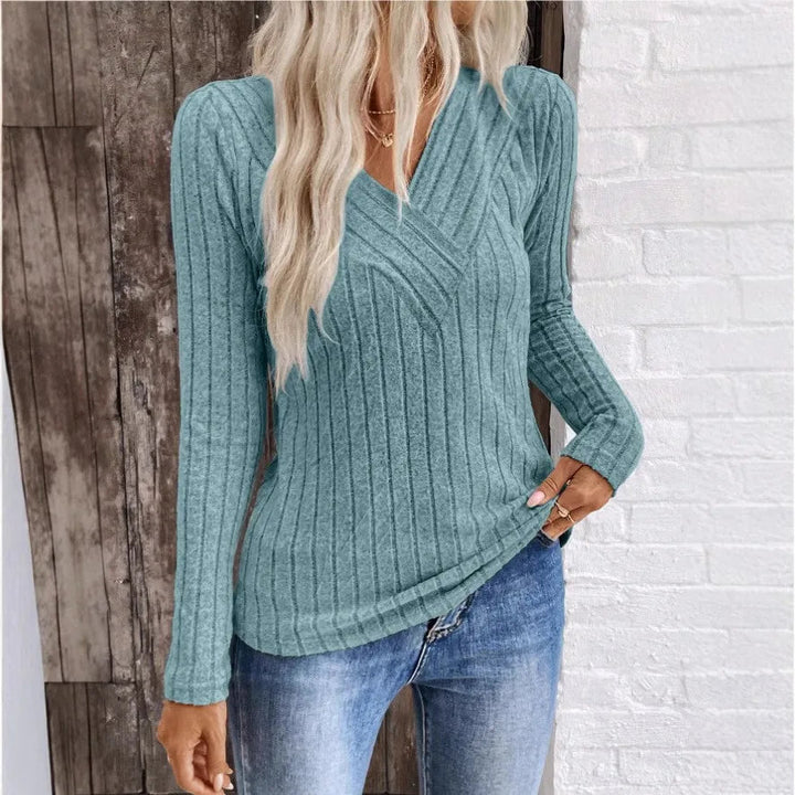 Lea | Strukturierter Streifenpullover Mit Zeitloser Eleganz