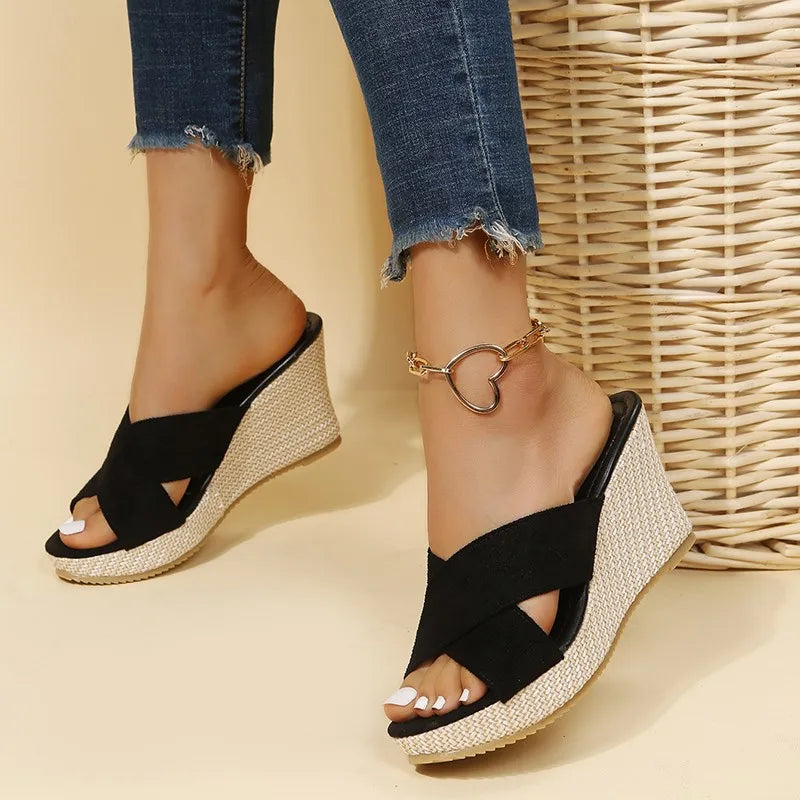 Jewel - Elegante Plateau-Sandalen