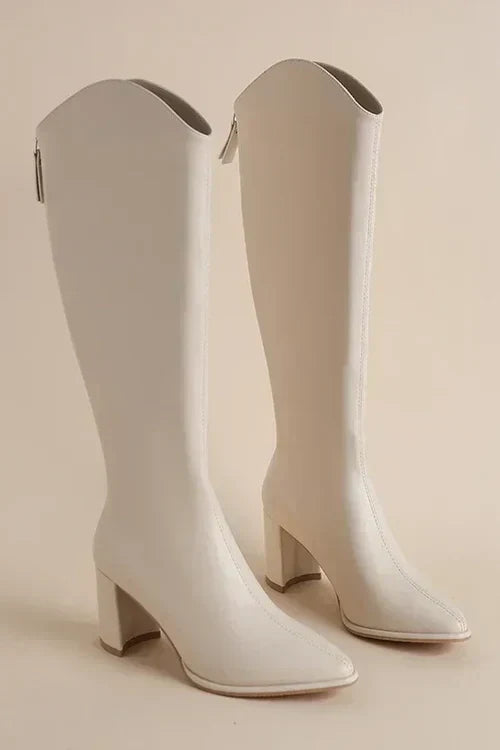 Adele - Hochwertige Knielange Stiefel