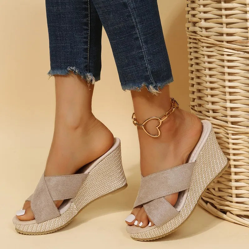 Jewel - Elegante Plateau-Sandalen