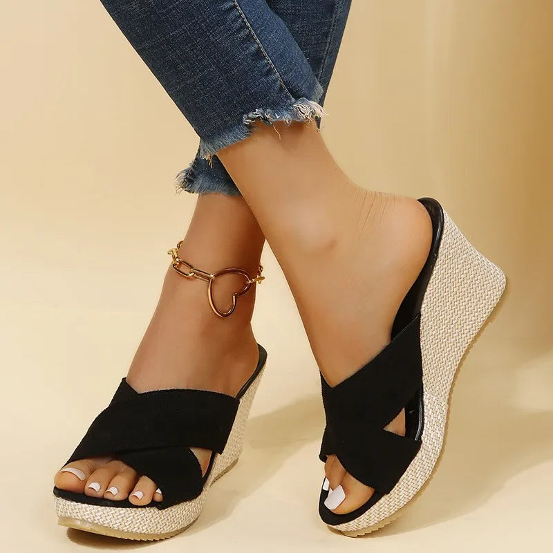 Jewel - Elegante Plateau-Sandalen