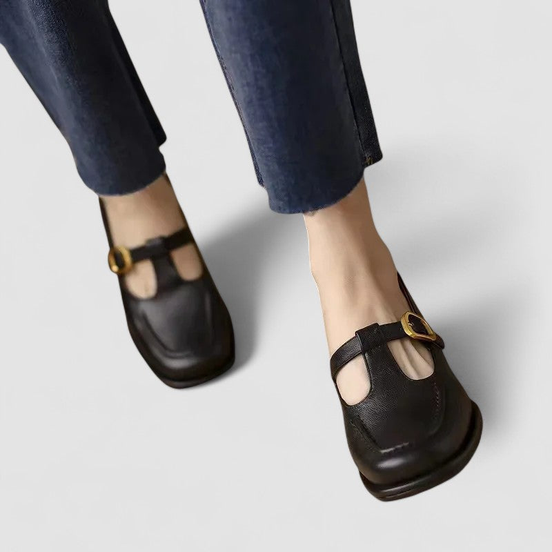 Kyrahnae | Orthopädische Mary Jane Schuhe mit T-Riemen