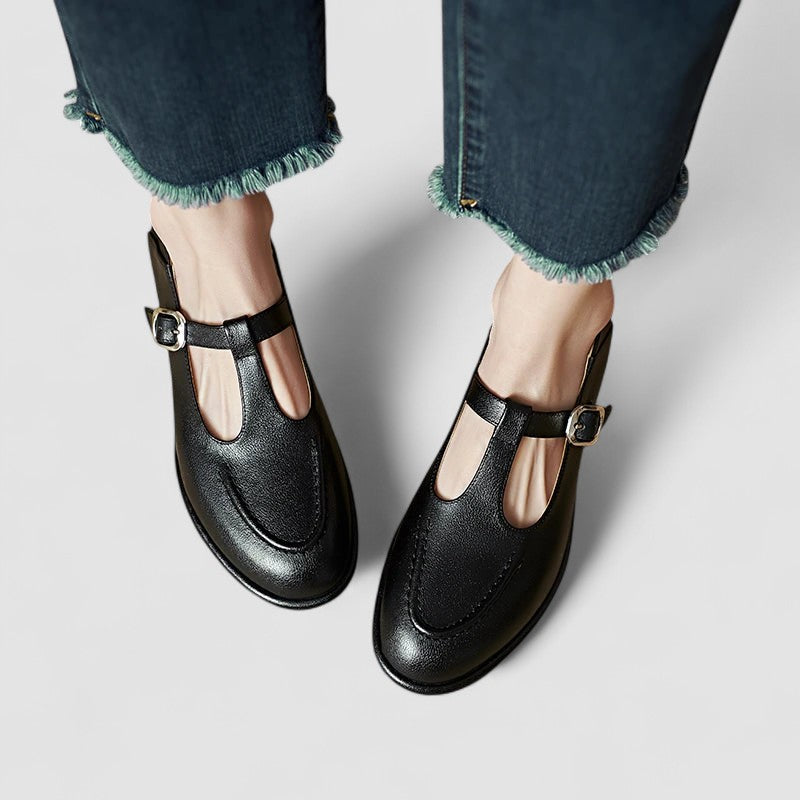 Ariyzzah | Orthopedic Mary Jane Shoes with Low Heel