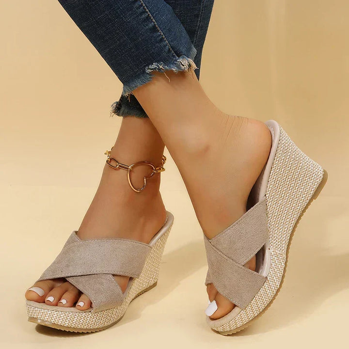Jewel - Elegante Plateau-Sandalen