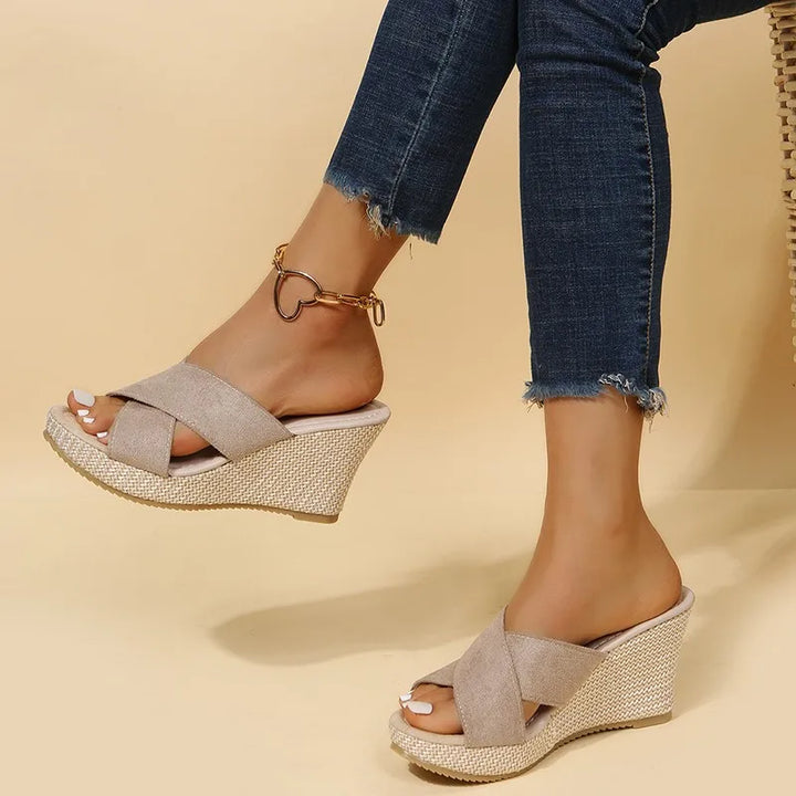 Jewel - Elegante Plateau-Sandalen