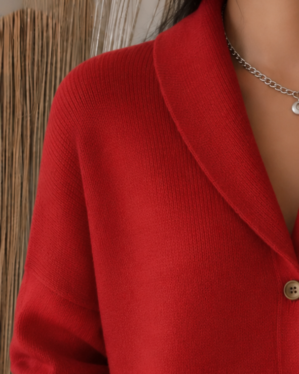 Charlotte | Strickjacke Mit Eleganter Knopfleiste Und Kragen
