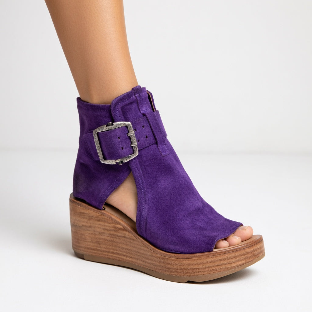 Orélisse - Moderne Offene Keil-Stiefeletten für Damen