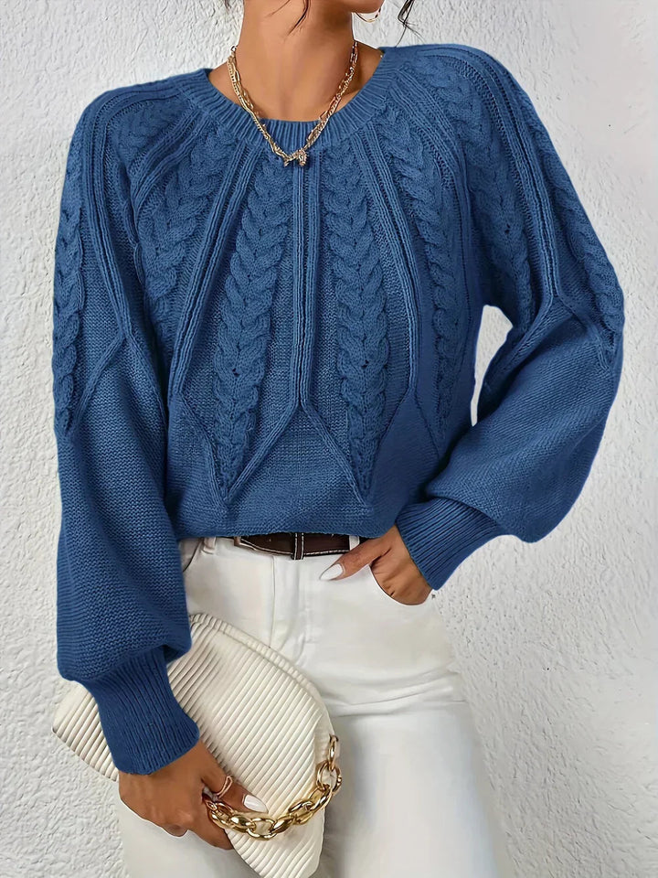 Daniela | Eleganter Zopfmuster-Pullover Für Damen