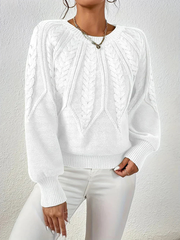 Daniela | Eleganter Zopfmuster-Pullover Für Damen