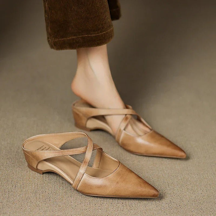 Isabella | Moderne Und Elegante Leder-Pantoletten