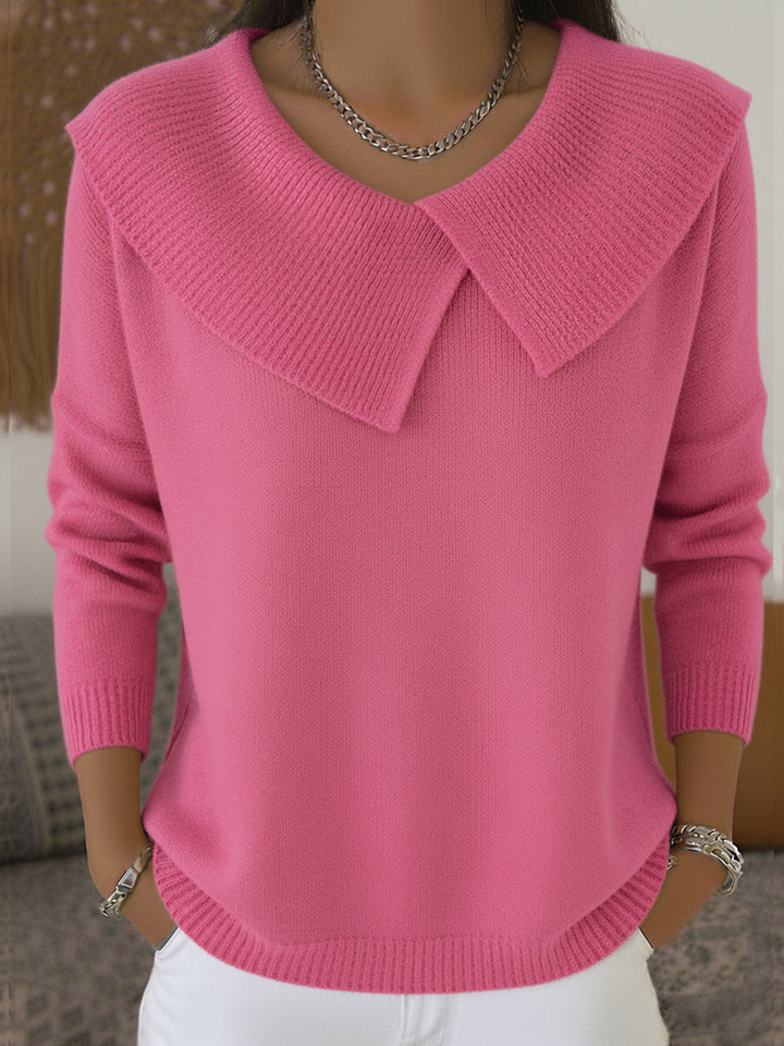 Tavessa Helena – Gemütlicher Pullover mit Kragen