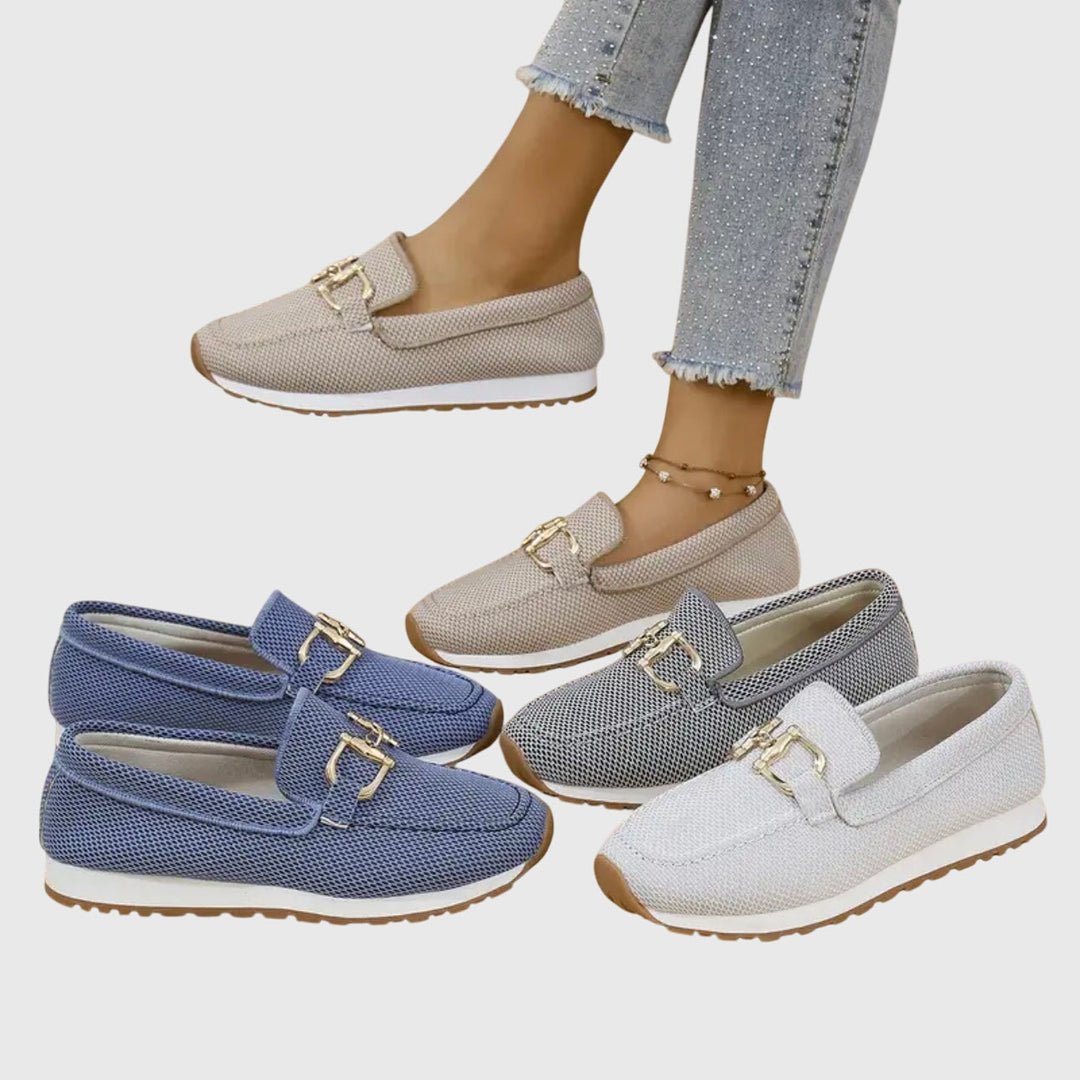 Susie | Damen Mokassin-Stil Sneakers mit orthopädischer Unterstützung