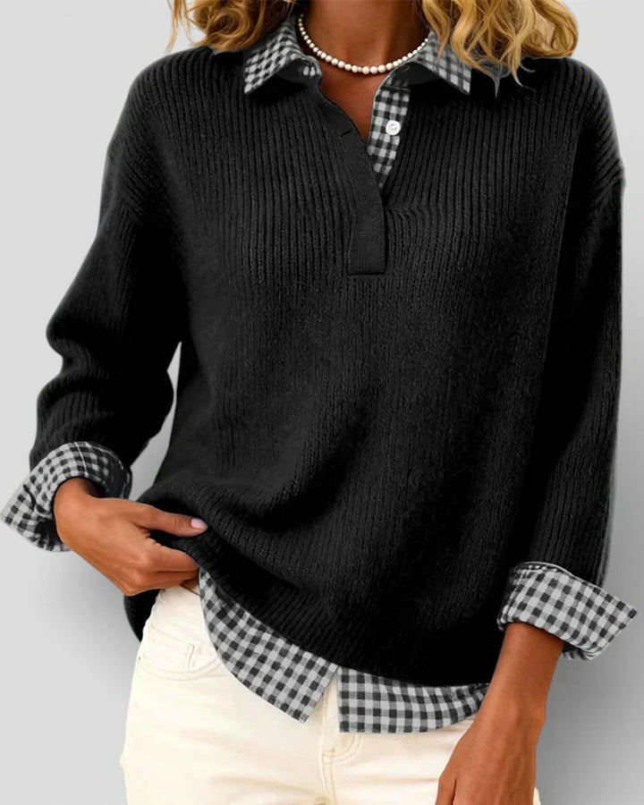 Tavessa Berta - Karohemd Pullover