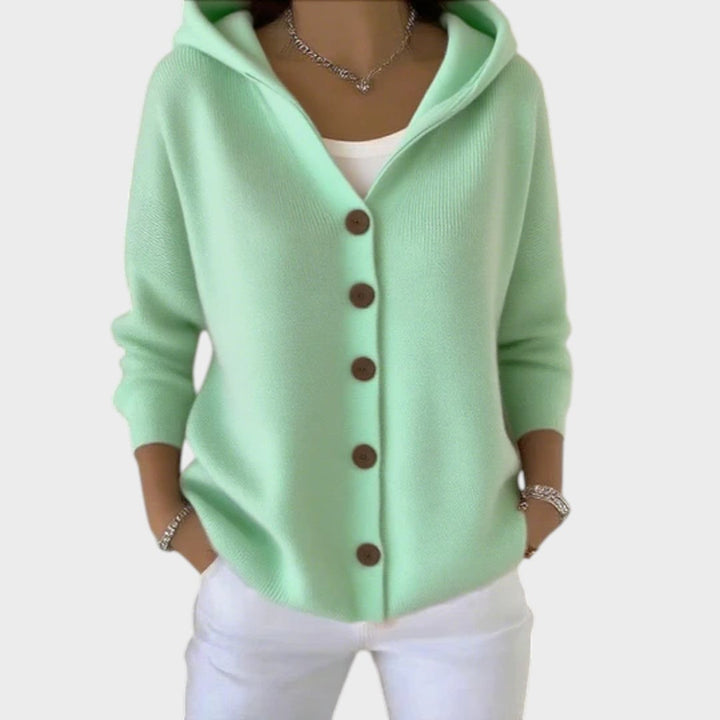Tavessa Leonor – Beige Cotton Cardigan