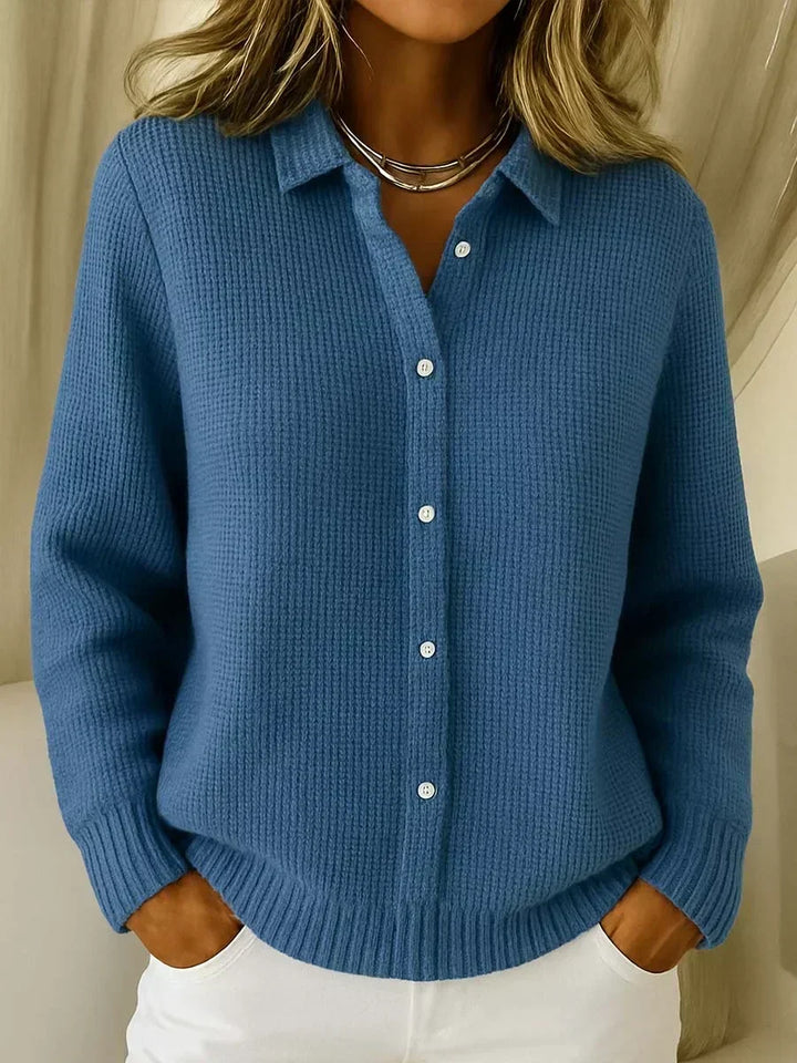 Katrina | Strukturierte Strickjacke mit Knöpfen