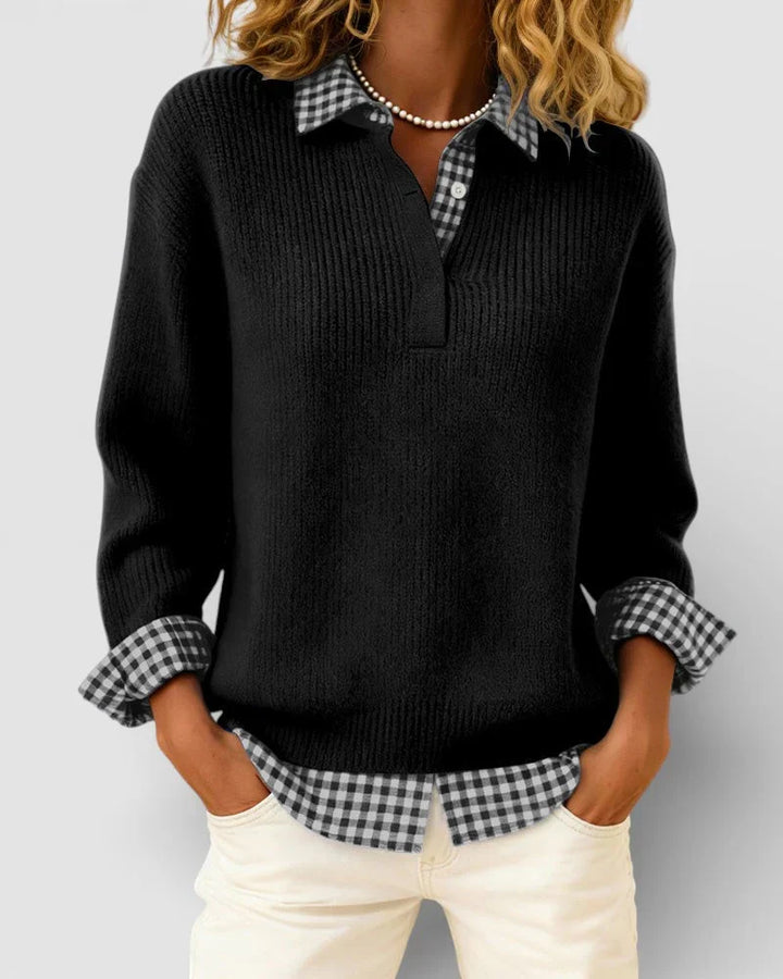Tavessa Berta - Karohemd Pullover