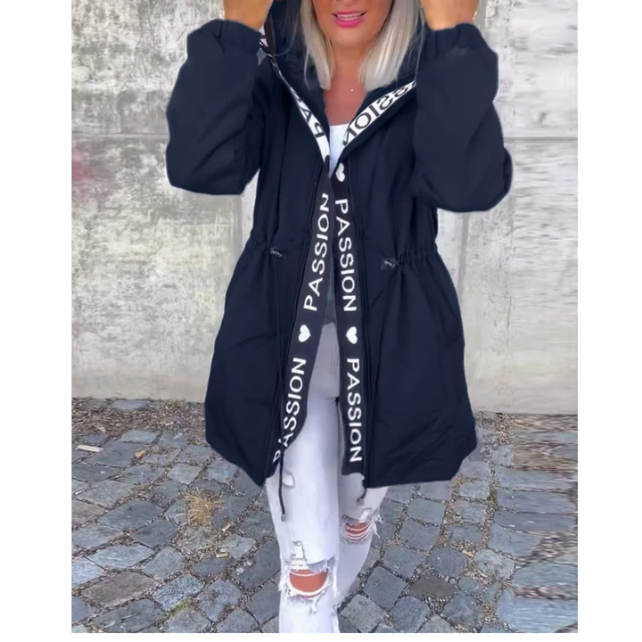 Marina | Damen Wasserdichte Regenjacke mit Reißverschluss
