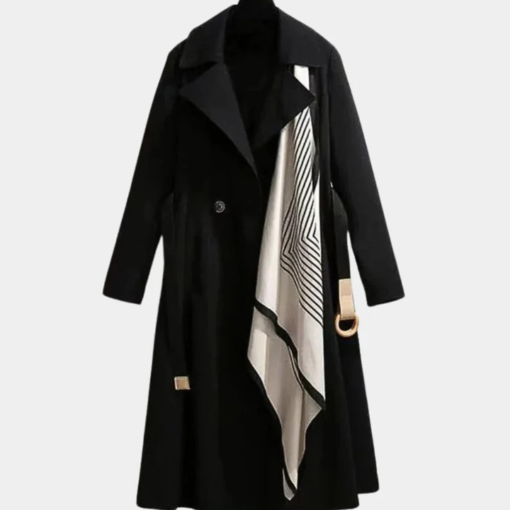 Mathilda | Damen Elegante Trench Coat mit Gürtel