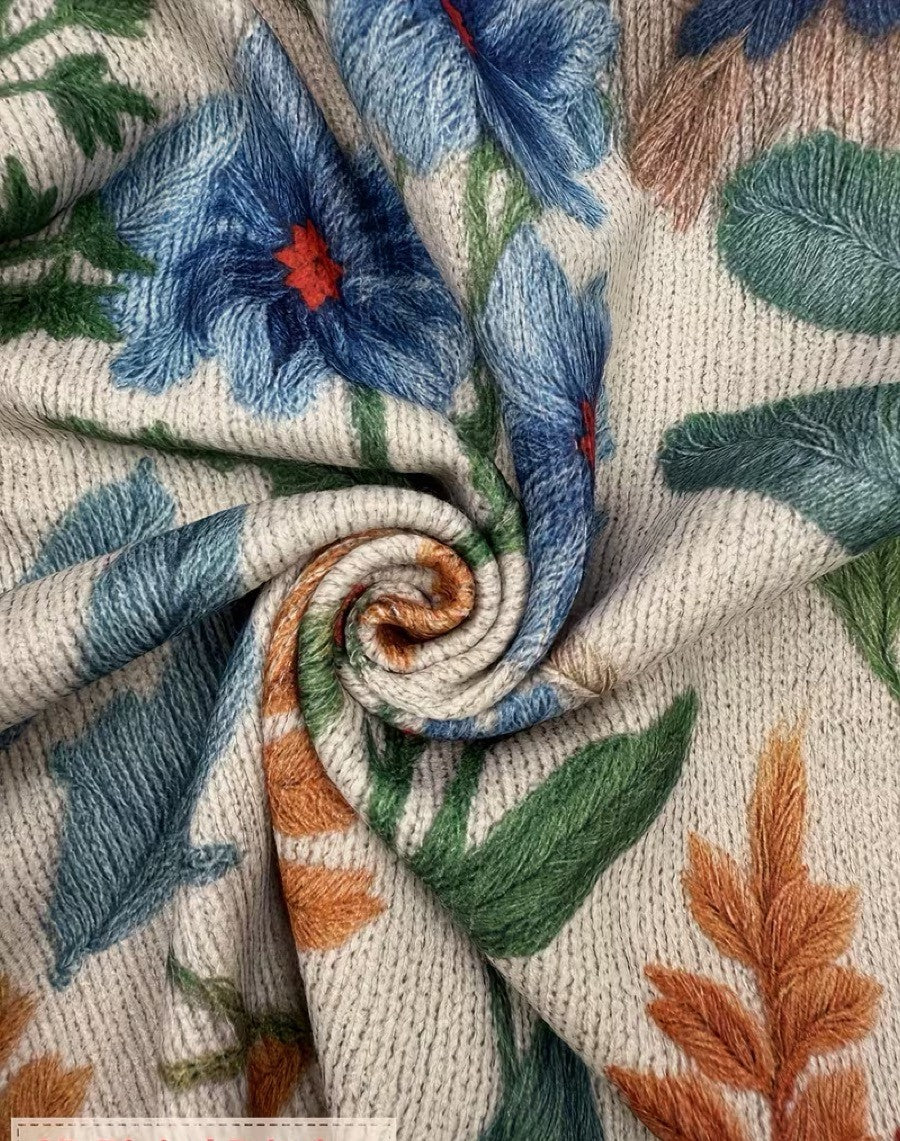 Heike™ | Folklore-Blumen Cardigan